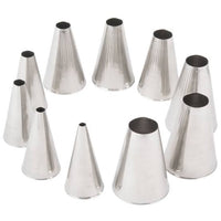 Pastry Tube S/S Set of 10