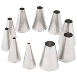 Pastry Tube S/S Set of 10
