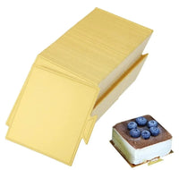 Mini Gold Cake Base Board with tab