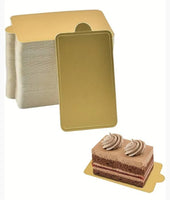 Mini Gold Cake Base Board with tab