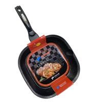 Square 27cm Kitchen Art Frypan