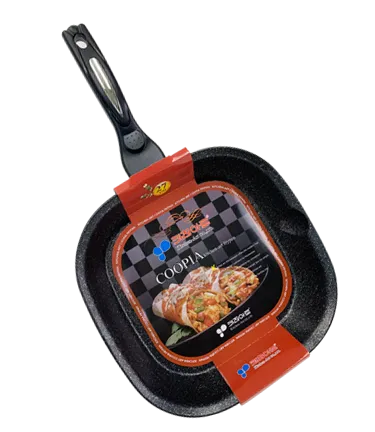 Square 27cm Kitchen Art Frypan