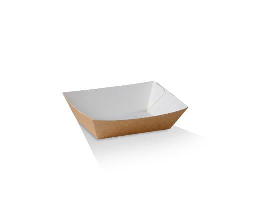 Paper disposable food trays