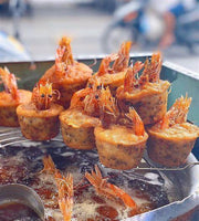 Khuon banh Cong Vietnamese deep fried vegetable ball