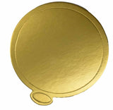 Mini Gold Cake Base Board with tab
