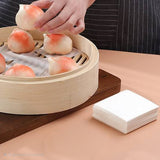 Square grease steaming paper