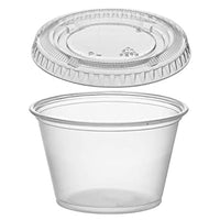 1oz Round Sauce Container and Lid