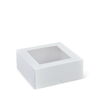 7" Square Cake Box with Window