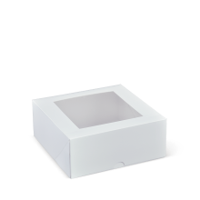 7" Square Cake Box with Window