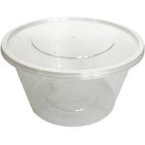 2000ml / 2 Lt round container with lid