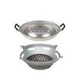 Thai Style Charcoal 2 in 1 BBQ & hot pot set