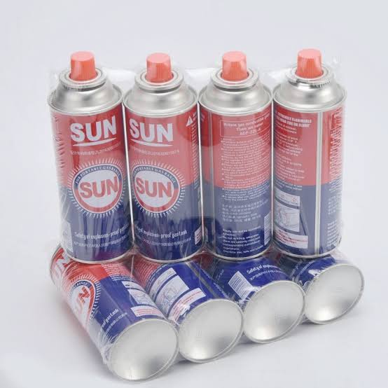 Butane Gas Bottle (4 bottles)